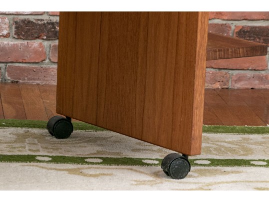 Vintage Mid-Century Modern Desk With Shelf