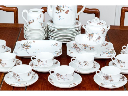 Forty-Three Piece French Haviland & Co. Limoges Porcelain Service