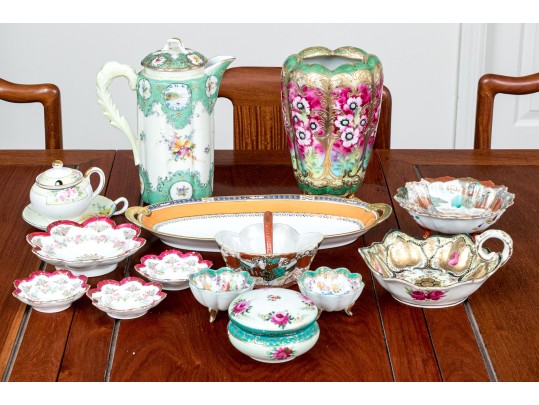 Fifteen Piece Assortment Of  Decorative Japanese Porcelain