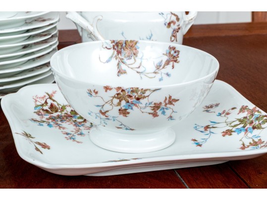 Forty-Three Piece French Haviland & Co. Limoges Porcelain Service