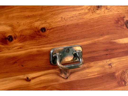 Oversized Brass Mounted Solid Cedar Chest