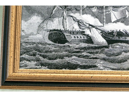 Engraving On Mirror Of D. Kimberly After T. Birch 