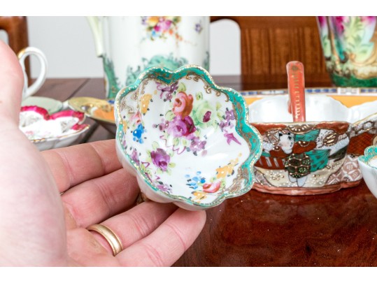 Fifteen Piece Assortment Of  Decorative Japanese Porcelain