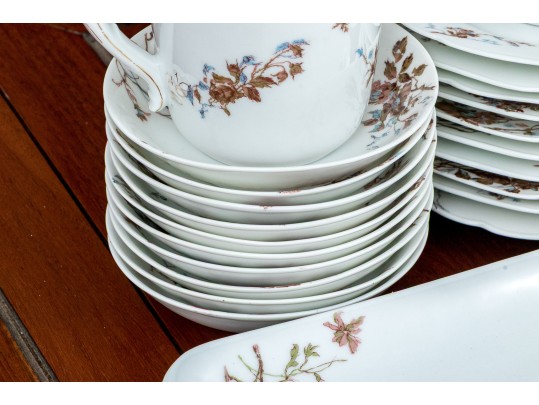 Forty-Three Piece French Haviland & Co. Limoges Porcelain Service
