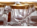 Twenty-Six Piece Gold Encrusted Stemware