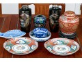 Decorative Asian Collection Of Cloisonne, Mixed Metal, And Porcelain