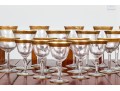 Twenty-Six Piece Gold Encrusted Stemware