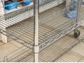 Metal Storage Cart On Casters