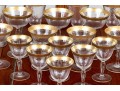 Twenty-Six Piece Gold Encrusted Stemware