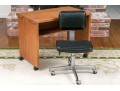 Vintage Rolling Desk And Office Chair