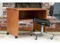 Vintage Rolling Desk And Office Chair