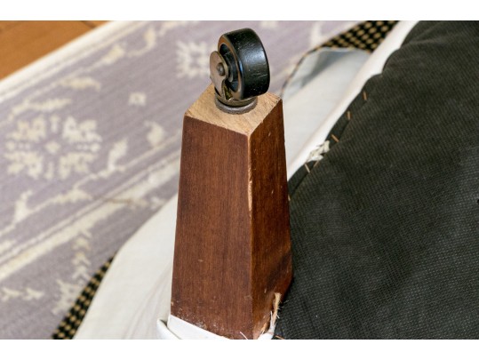 Custom Upholstered Club Chair With Ottoman