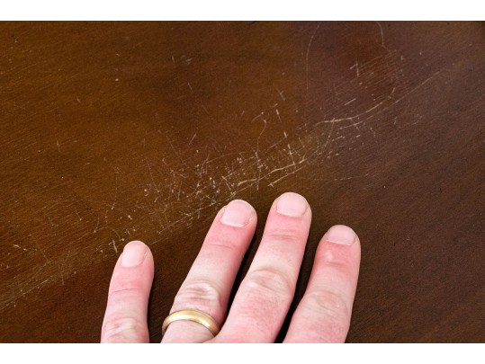 Hickory Chair Mahogany And Brass Campaign Writing Desk