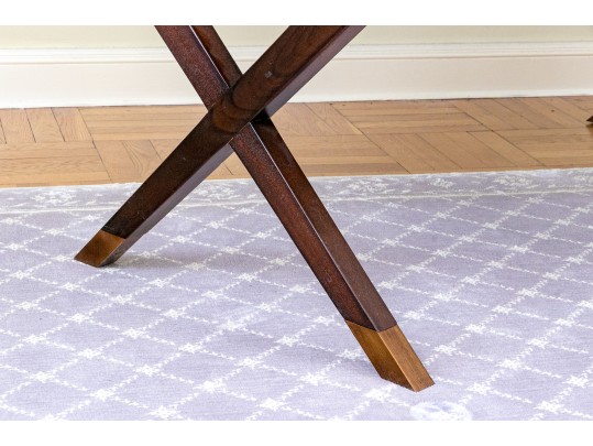 Hickory Chair Mahogany And Brass Campaign Writing Desk