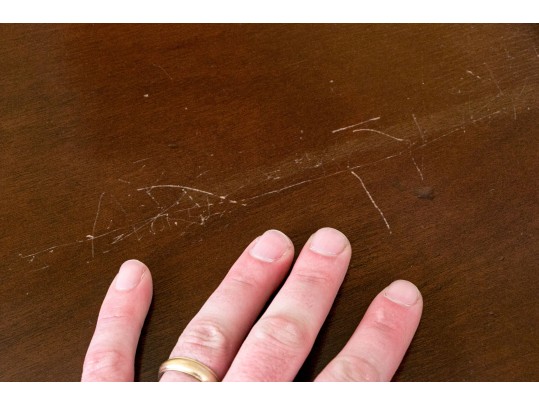 Hickory Chair Mahogany And Brass Campaign Writing Desk