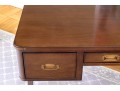 Hickory Chair Mahogany And Brass Campaign Writing Desk