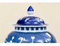 Pair Of Chinese Lidded Blue And White Jars