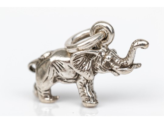 Charming Collection Of Sterling And Silverplate Loose Creature Motif Charms, With Bracelet