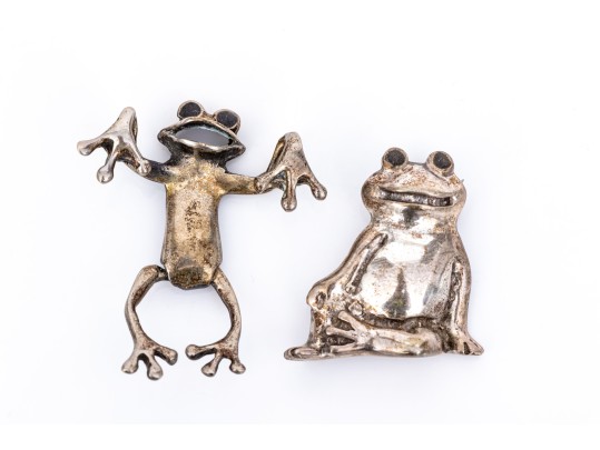 Collection Of Sterling Silver Fun Animal Motif Brooches