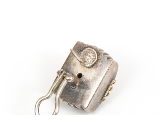Sterling Silver Assorted Lot Of Striking Earrings, With Posts And Lever Style Backs