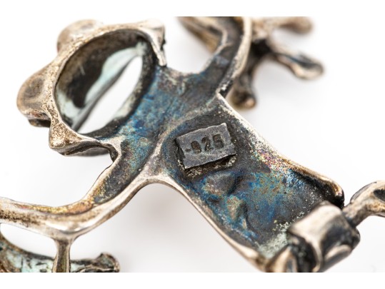 Collection Of Sterling Silver Fun Animal Motif Brooches