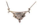 Collection Of Assorted Sterling Silver Garnet Motif Jewelry Pieces