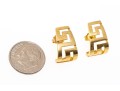 14k Yellow Gold Fabulous Greek Key Patterned 