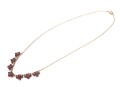 Collection Of Vintage Burgundy Czech Crystal Motif Jewelry Pieces
