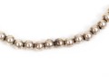 Sterling Silver Elegant Bead Necklace, 8mm