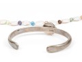 Attractive Assorted Lot Fun Blue Coral Beads, Blue Motif Cuff Bracelet 