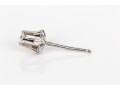 Charming 14K White Gold Diamond Stud Earrings App. 0.18 TCW