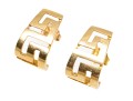 14k Yellow Gold Fabulous Greek Key Patterned 