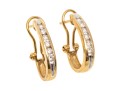 14k Yellow Gold Channel Set Diamond 