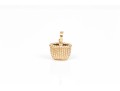 14k Yellow Gold Fabulous Nantucket Basket With Hinged Top Pendant