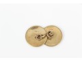 10k Yellow Gold Lovely Vintage Guilloche And Floral Patterned Loose Link Cufflinks