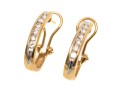 14k Yellow Gold Channel Set Diamond 