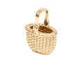 14k Yellow Gold Fabulous Nantucket Basket With Hinged Top Pendant