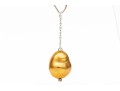 10k Yellow And White Gold White Sapphire Set Contemporary Pendant