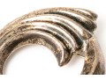 Sterling Silver Collection Of Contemporary Foliate Motif Chunky Jewelry Pieces