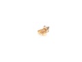 14k Yellow Gold Classic Round Diamond Solitaire Earrings, App. 0.35 TCW