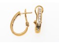 14k Yellow Gold Channel Set Diamond 