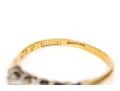 14k Gold Vintage Diamond Set Band Ring, App. 0.36 TCW, Size 5.75