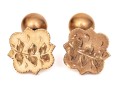 Two Pairs Of Handsome Antique Gold Filled Of Cufflinks