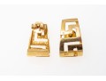 14k Yellow Gold Fabulous Greek Key Patterned 