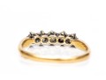 14k Gold Vintage Diamond Set Band Ring, App. 0.36 TCW, Size 5.75