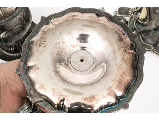 Group Of Five Silver Plated Wares