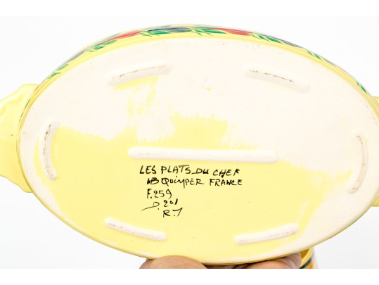 Collection Of Ten French Quimper Ceramics