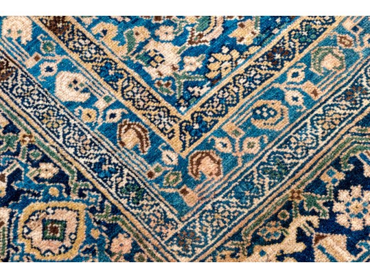 Antique Persian Hand-Knotted Wool Carpet, 11'-10