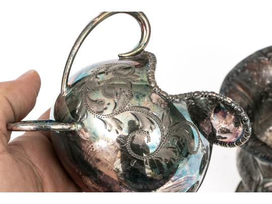 Group Of Five Silver Plated Wares