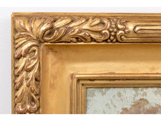 Ernest Lawson (Canadian-American, 1873-1939) Oil On Panel, Winter Landscape